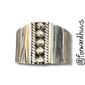 Mexico 925 Sterling Silver Ring Size 9